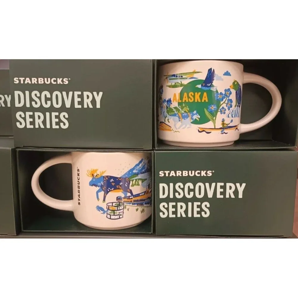 New Starbucks ALASKA 14oz Coffee Mug DISCOVERY SERIES AK cup